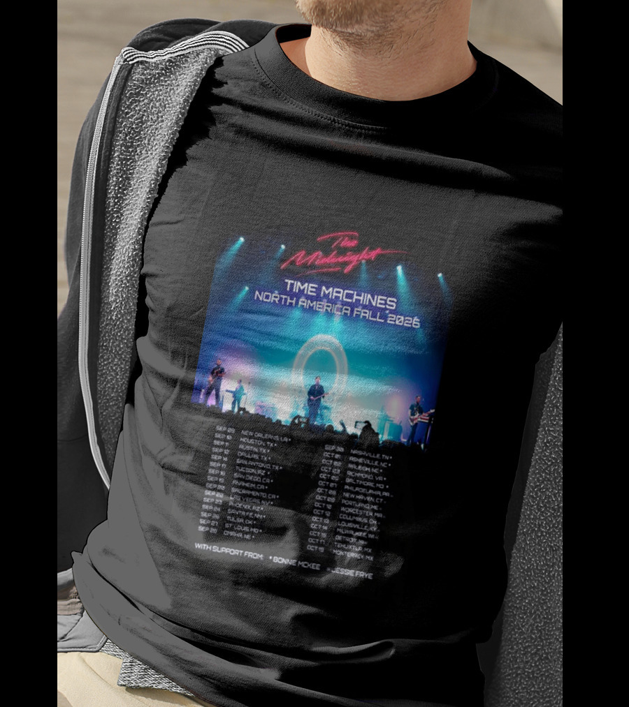 The Midnight Time Machines Tour North America Fall 2026 T-Shirt