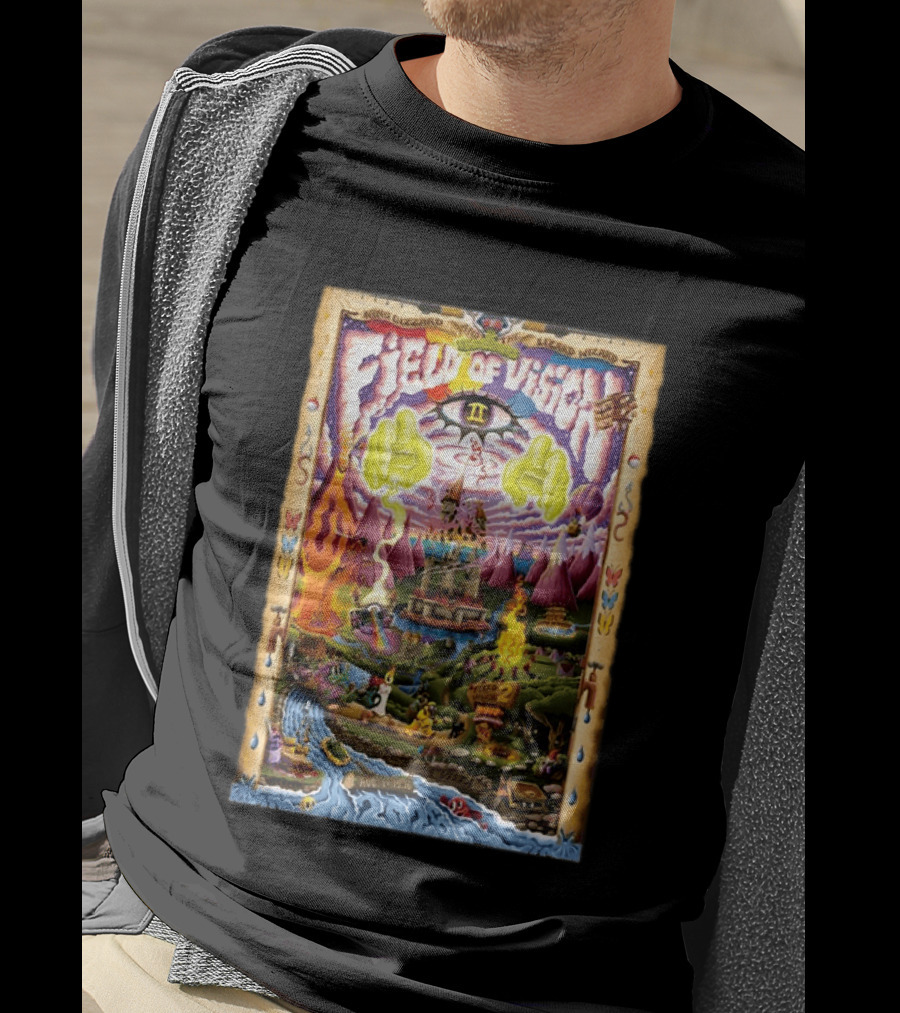 King Gizzard And The Lizard Wizard Field Of Vision II Meadow Creek Buena Vista CO Aug 14 16 2026 T-Shirt