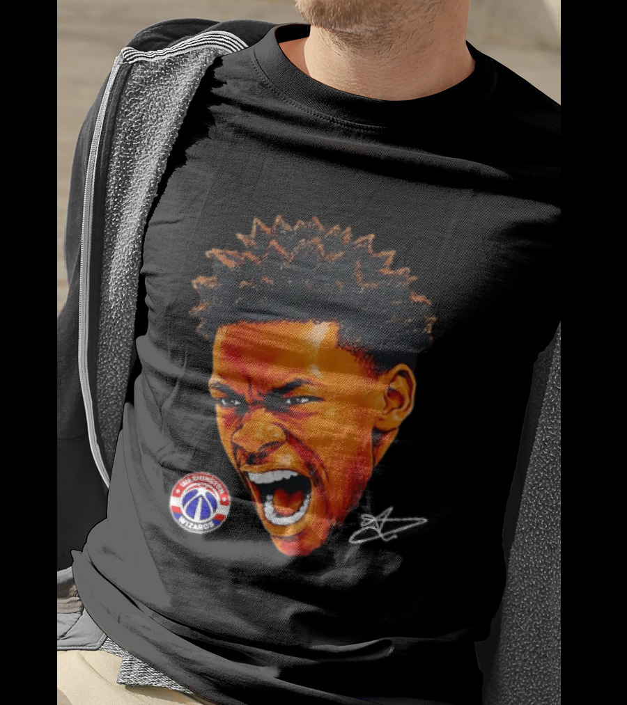 Washington Wizards Player Intense Expression NBA Basketball T-Shirt