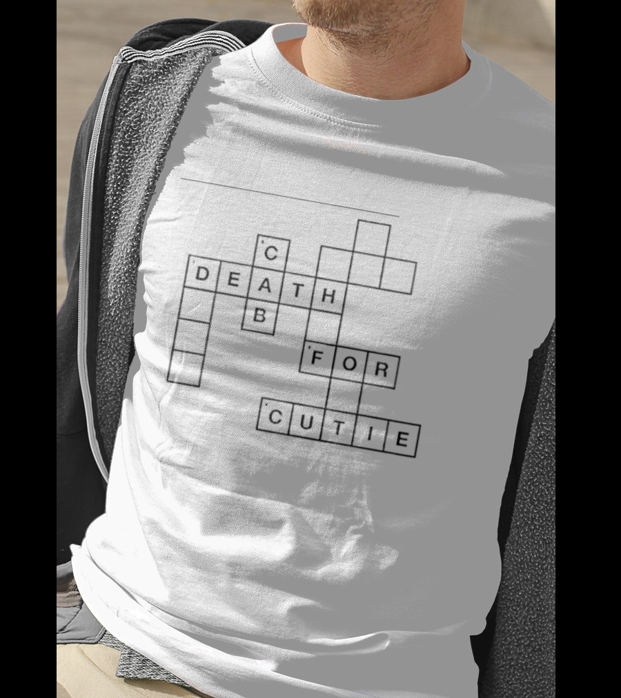Death Cab For Cutie Indie Rock Crossword Puzzle T-Shirt