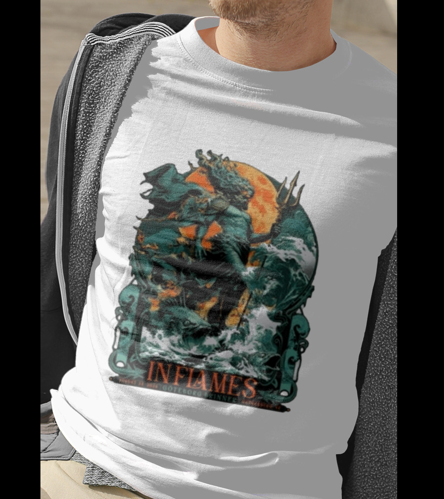 In Flames August 31 2026 Göteborg Brinner Sweden Show T-Shirt
