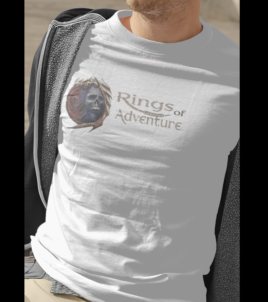 Rings Of Adventure Skull Fantasy T-Shirt