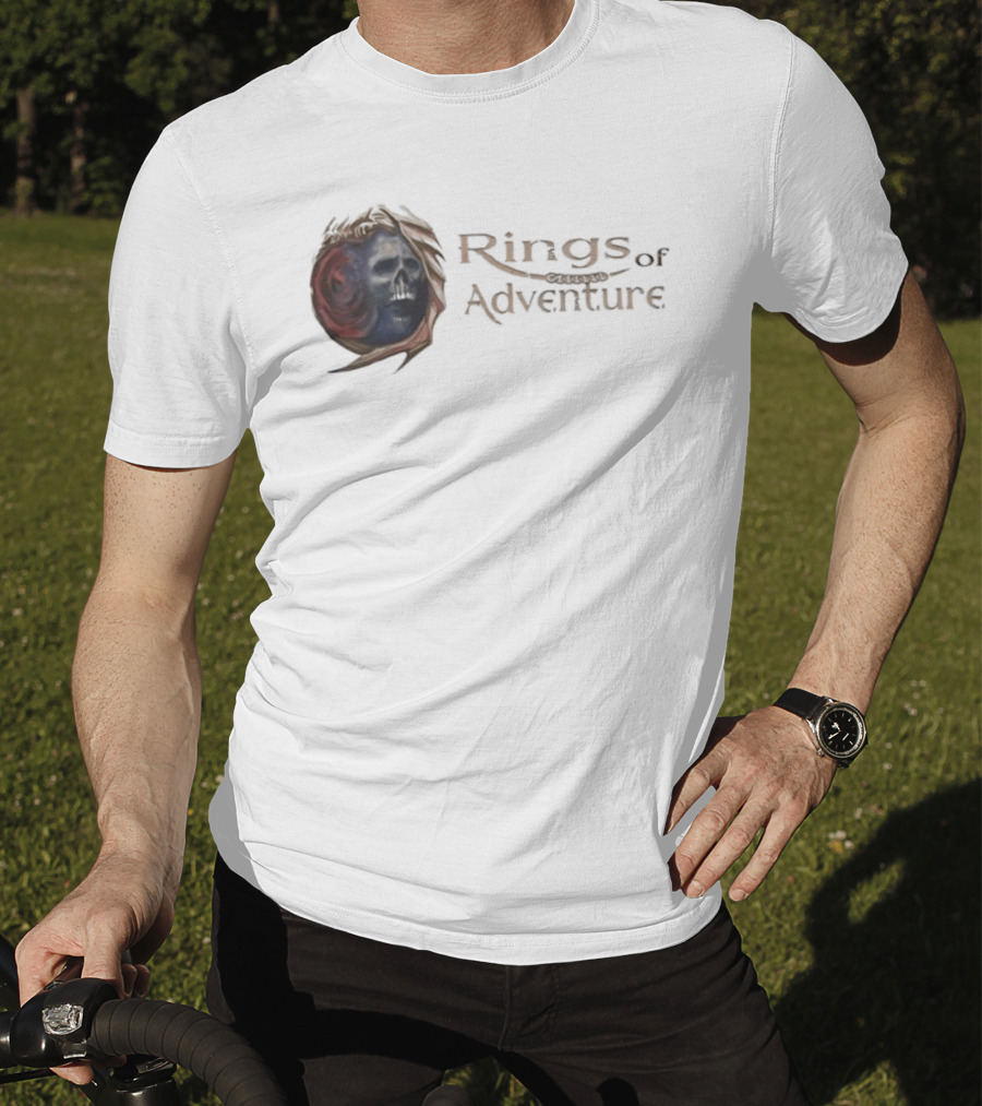 Rings Of Adventure Skull Fantasy T-Shirt