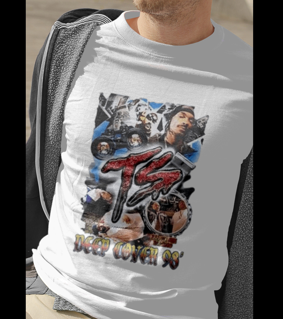 Toney Starks Deep Cover 98 RIP Big Pun 90s Rap Album Mashup T-Shirt