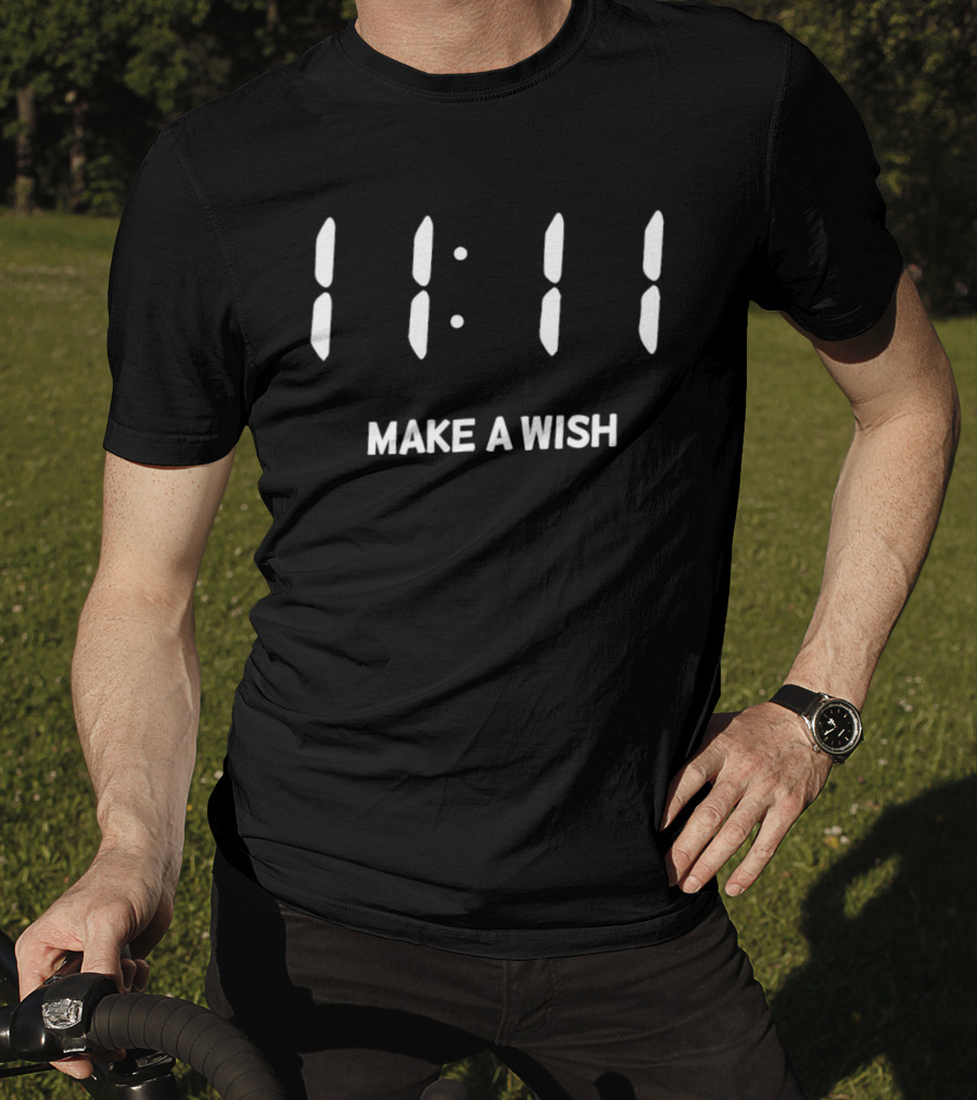 11 11 Make A Wish Numerology Manifestation Positive Thinking T-Shirt