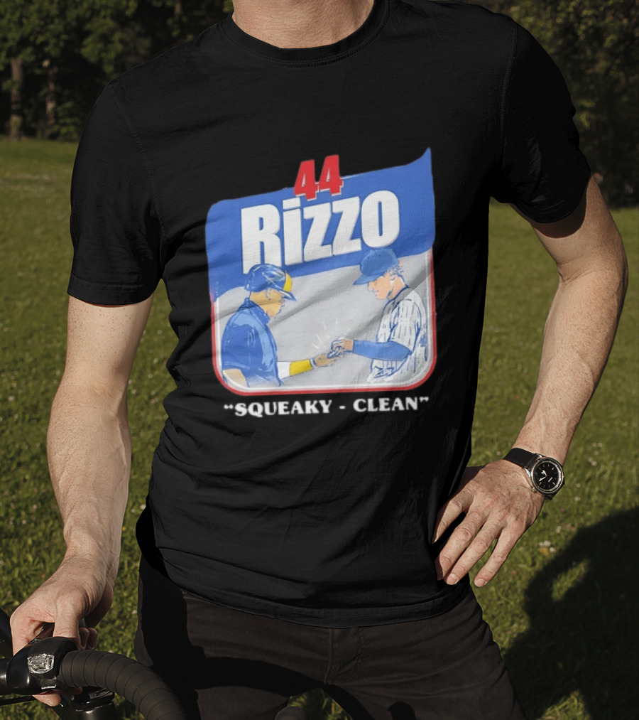 Anthony Rizzo 44 Squeaky Clean Baseball Exchange T-Shirt