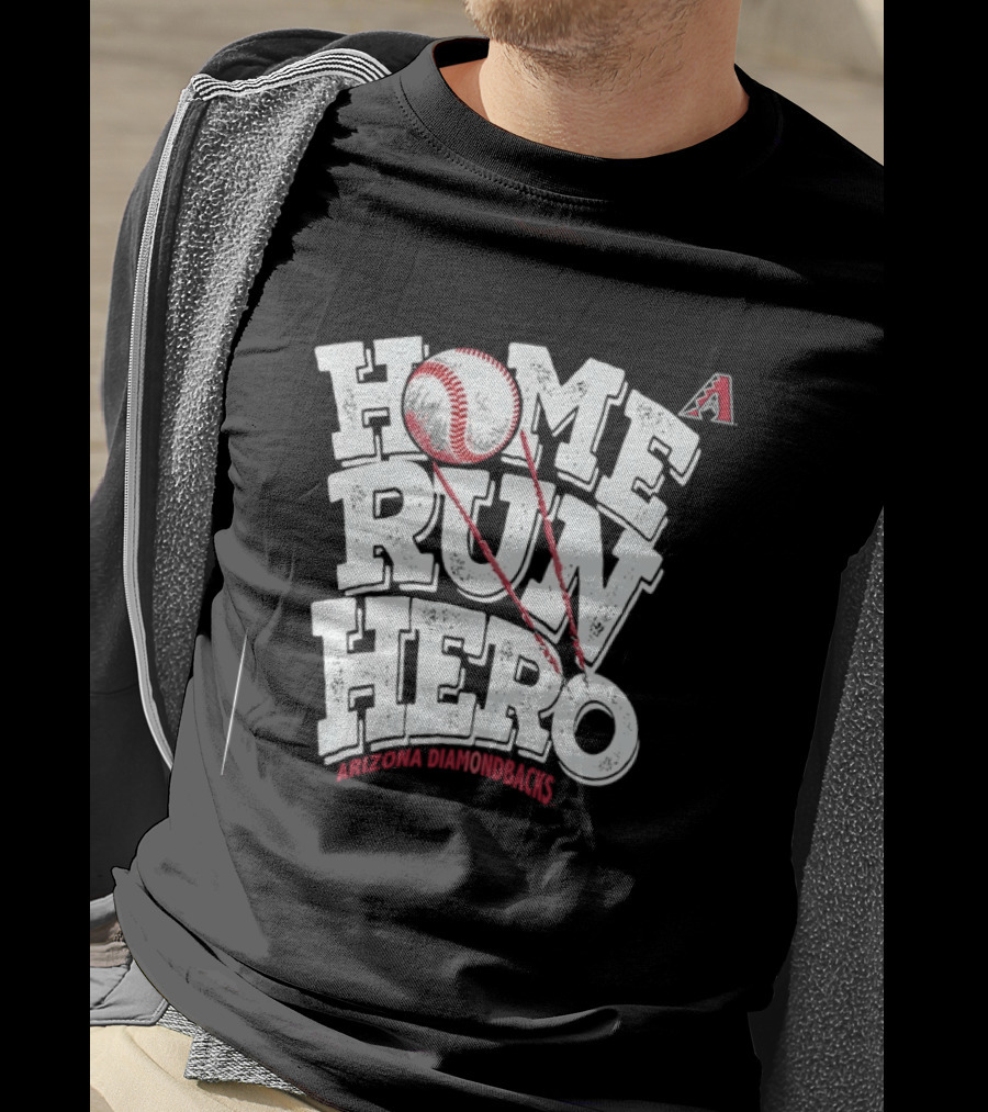 Arizona Diamondbacks Home Run Hero Baseball MLB Fan T-Shirt