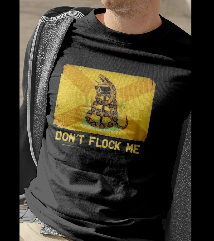 Florida Snake Surveillance Distressed Flag Don't Flock Me T-Shirt