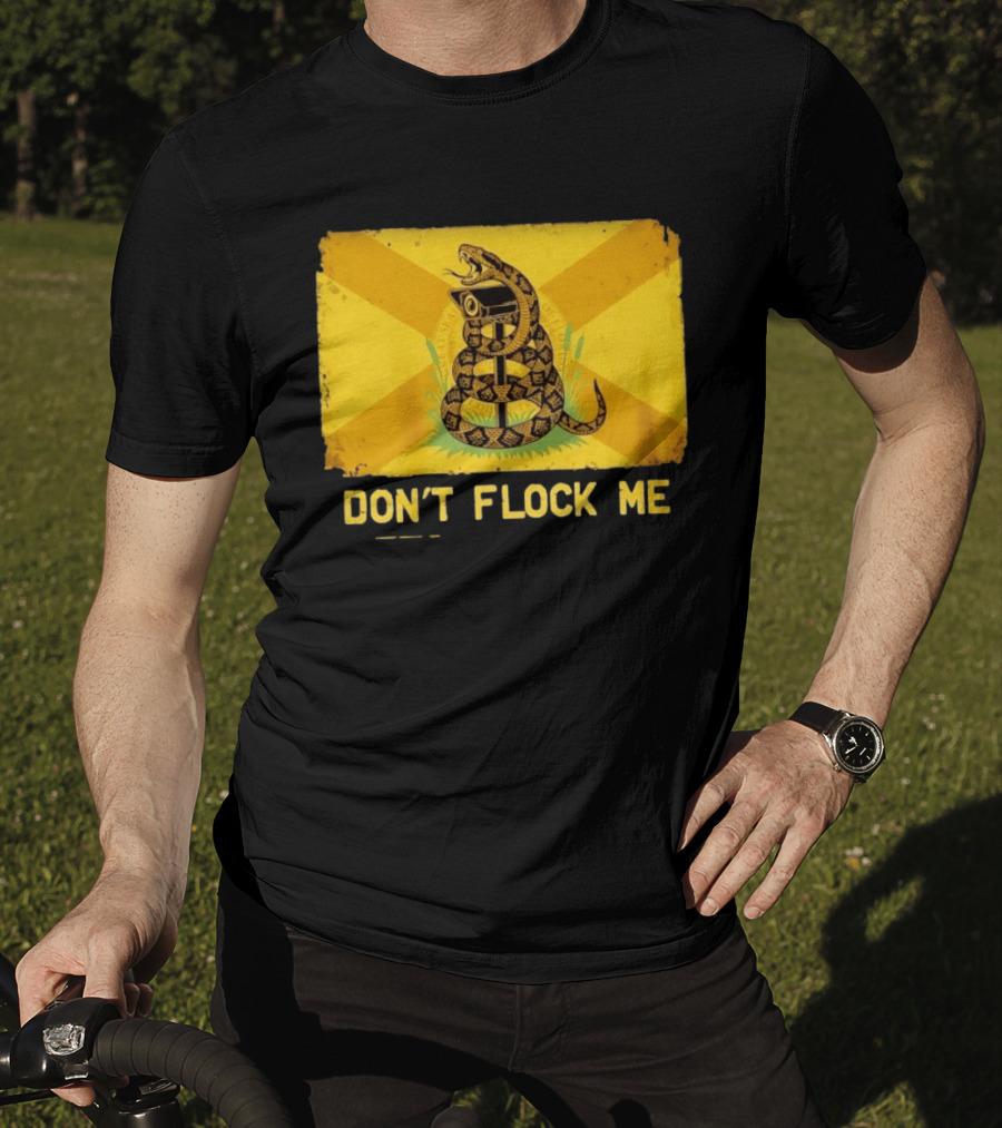 Florida Snake Surveillance Distressed Flag Don't Flock Me T-Shirt