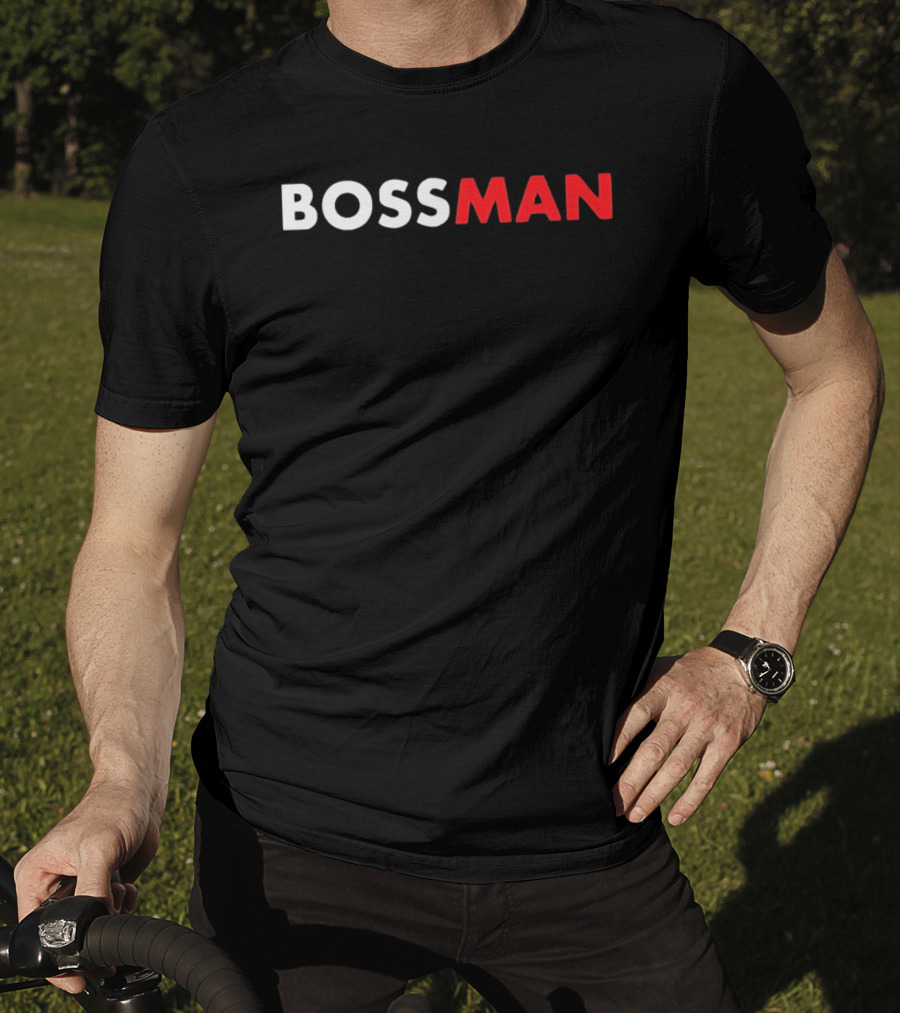 BOSSMAN Bold Statement Red And White T-Shirt