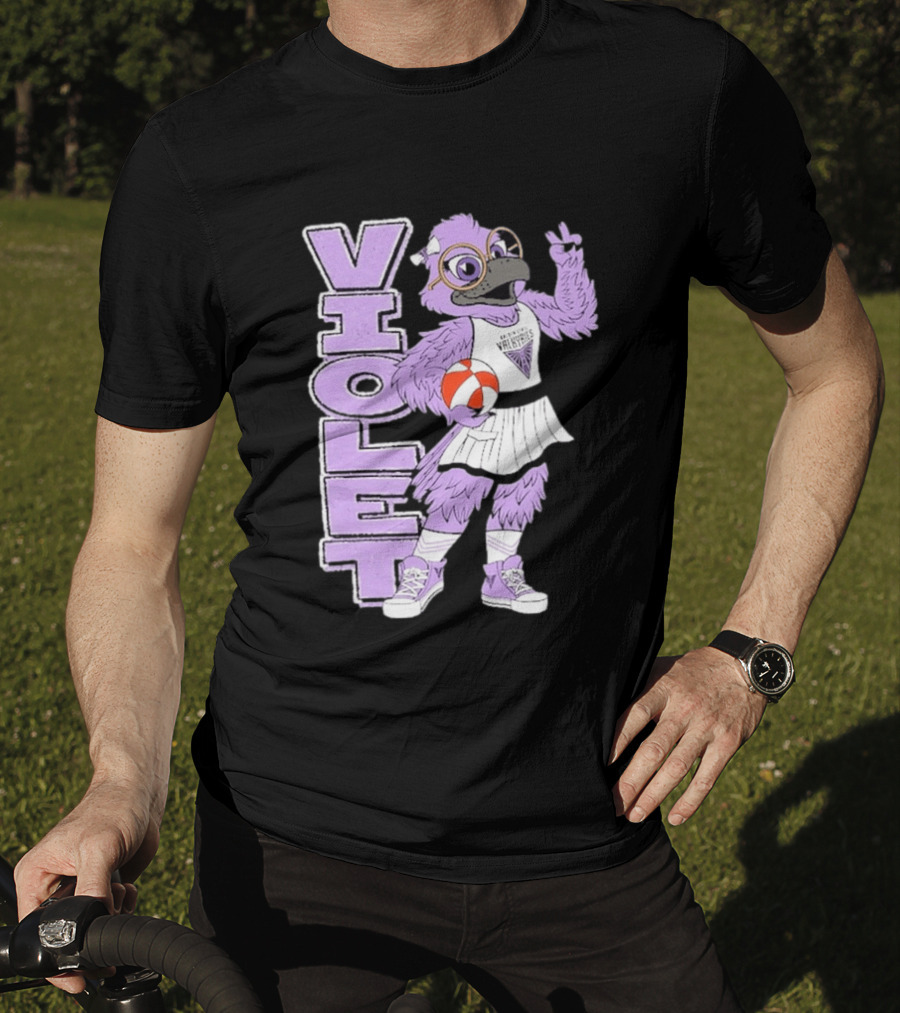 Golden State Valkyries Oaklandish Violet Mascot Basketball T-Shirt