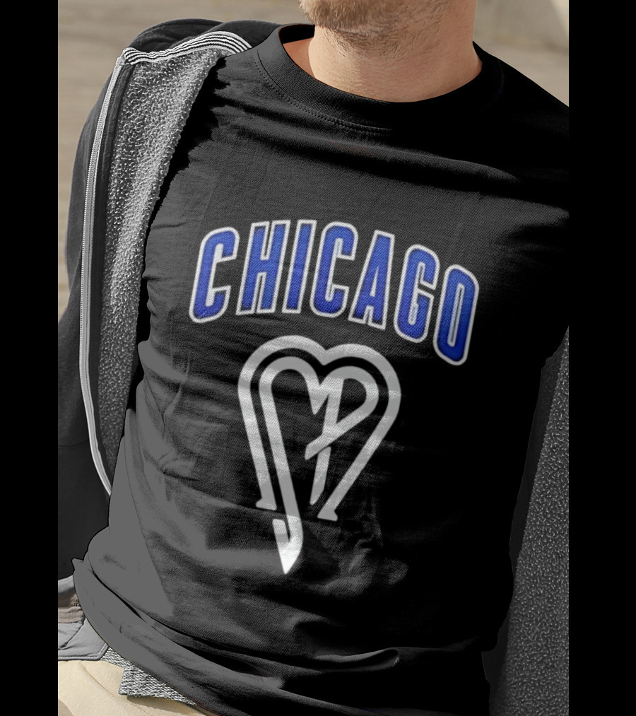 Chicago City Heart Love T-Shirt