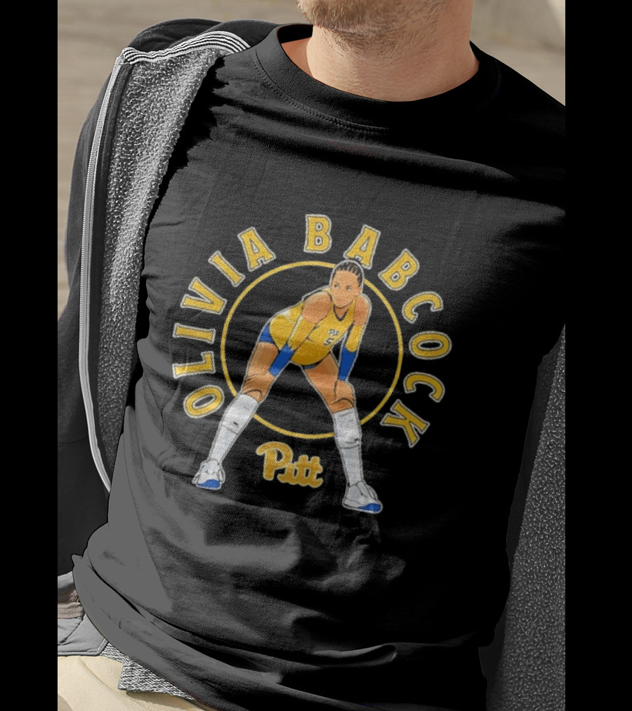 Pitt Panthers Volleyball Olivia Babcock Number 5 T-Shirt
