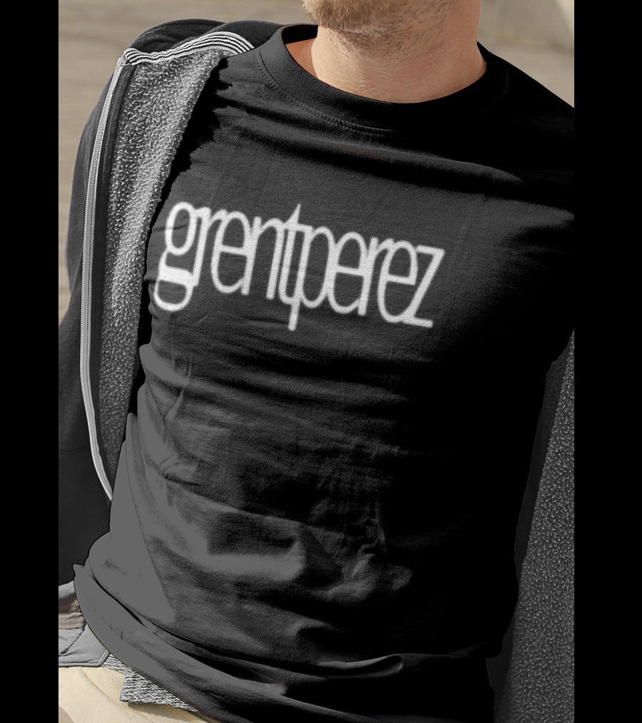 Grent Perez Store Grentperez Black White T-Shirt