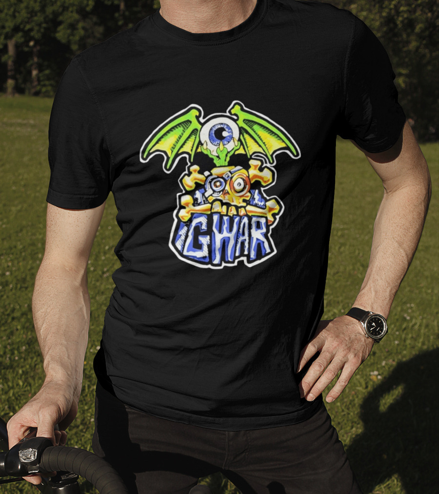 Gwar Winged Eyeball Skull Heavy Metal T-Shirt