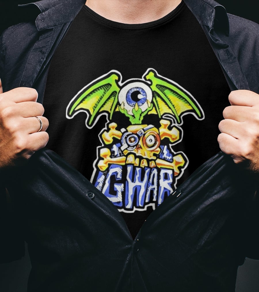 Gwar Winged Eyeball Skull Heavy Metal T-Shirt