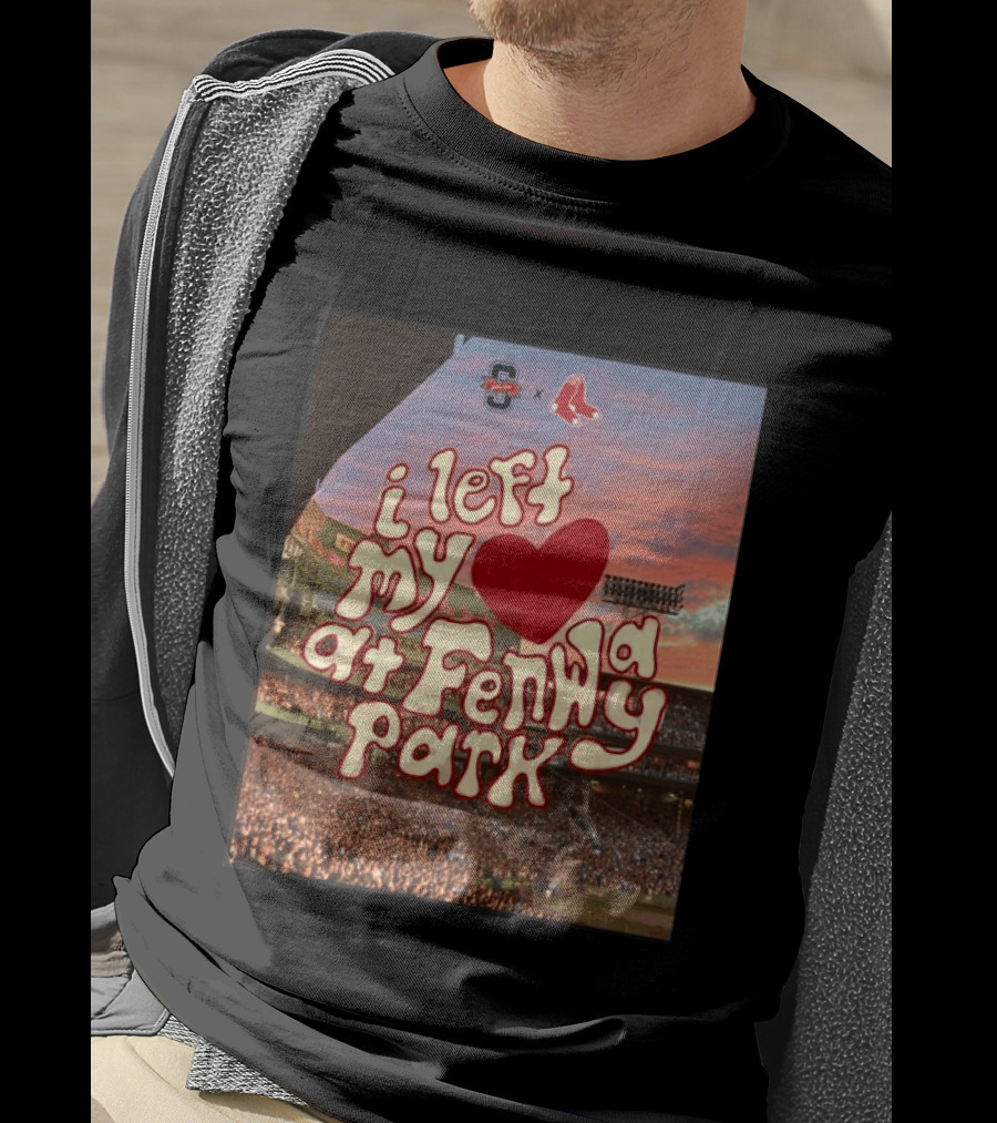 Cleveland Guardians Boston Red Sox I Left My Heart At Fenway Park T-Shirt