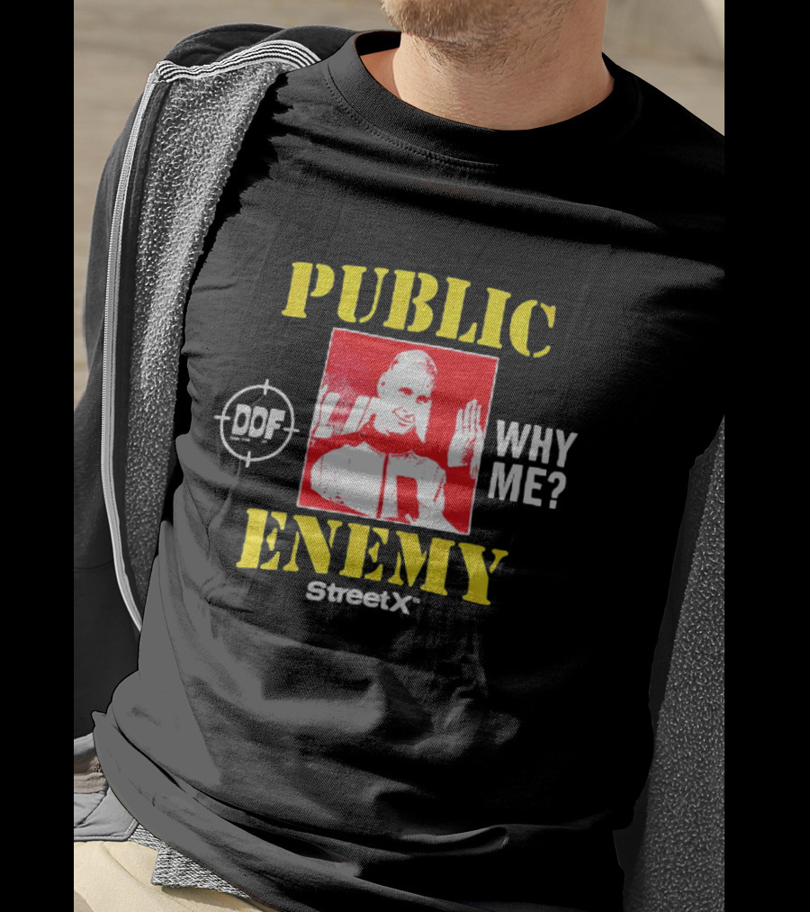 Dan Richardson Western Bulldogs Public Enemy Why Me StreetX DDF T-Shirt