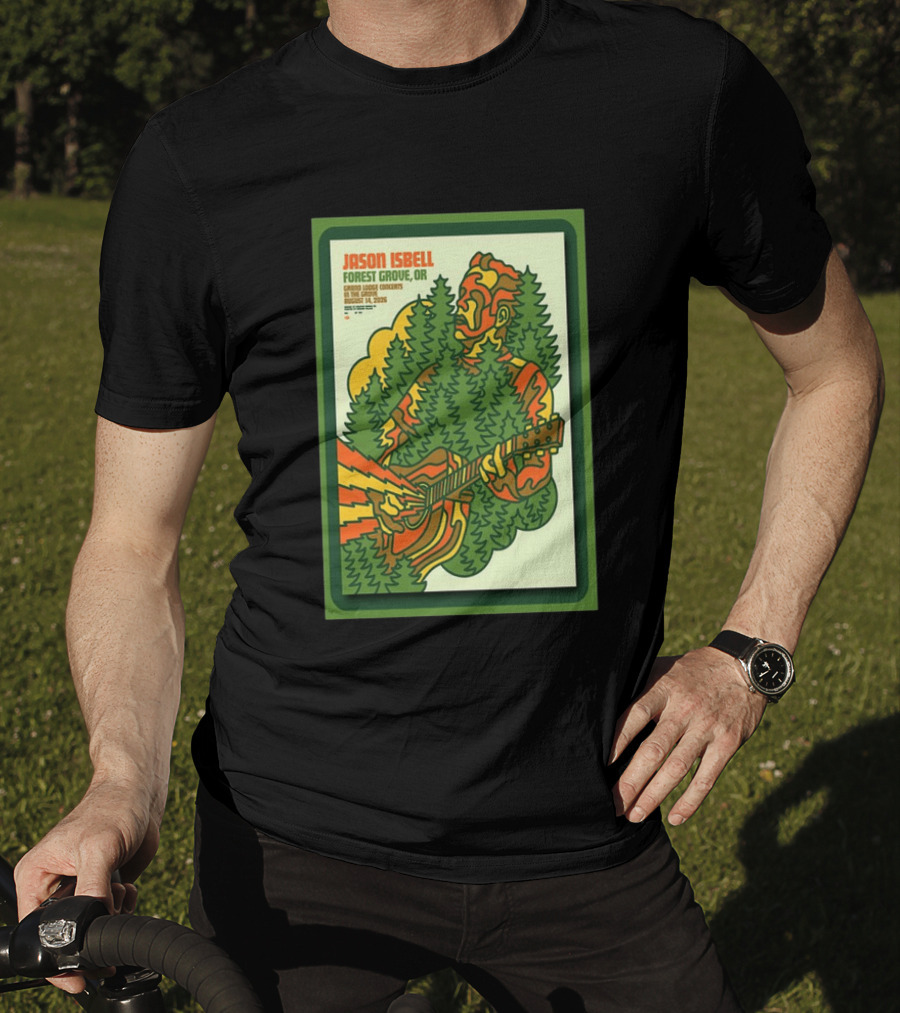 Jason Isbell Forest Grove OR Grand Lodge Concerts Aug 14 2026 T-Shirt