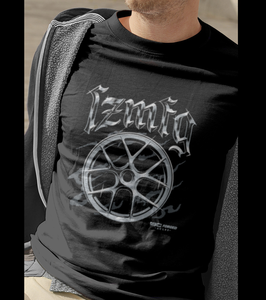 Lzmfg Gothic Chrome Wheel T-Shirt