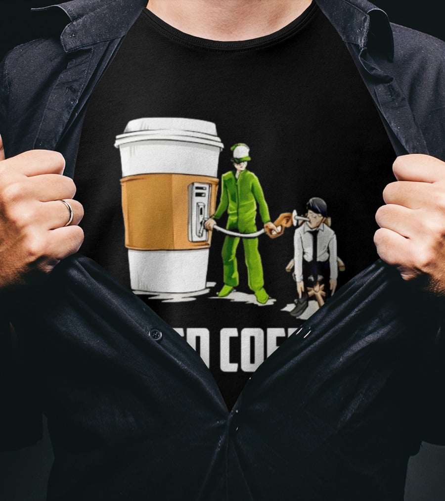 Need Coffee Fueling Station Caffeine Morning Routine Energize T-Shirt