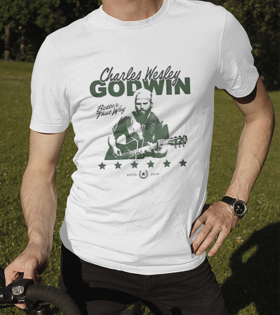 Charles Wesley Godwin Better That Way Music Star Guitar Image 2021 T-Shirt