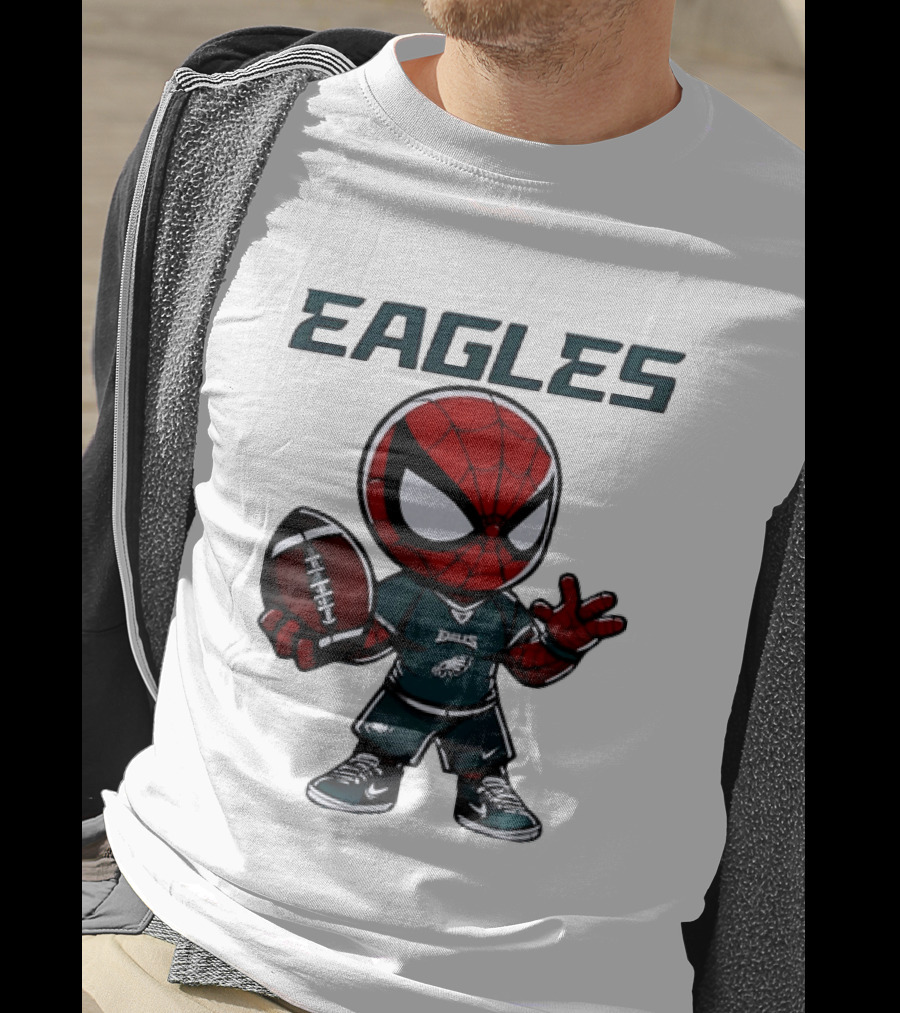 Spider Man Eagles Football Jersey Personalized Philadelphia Edition T-Shirt