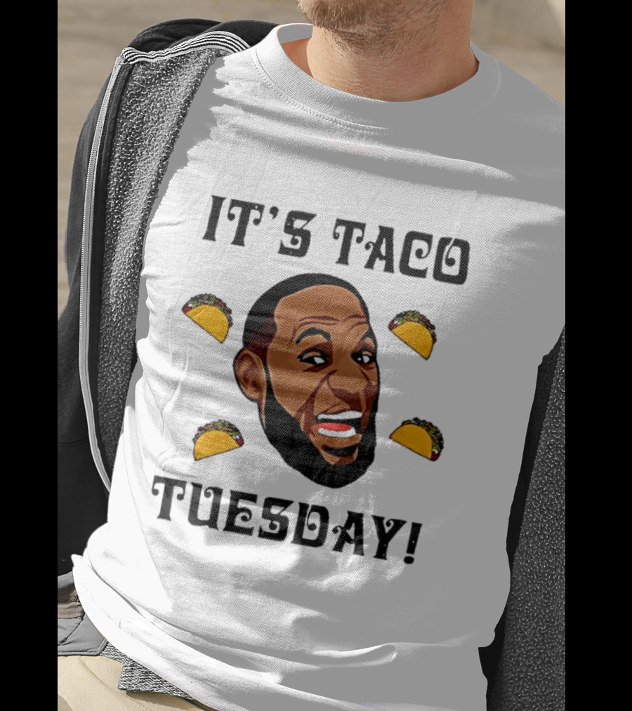 It's Taco Tuesday Meme Face With Tacos T-Shirt