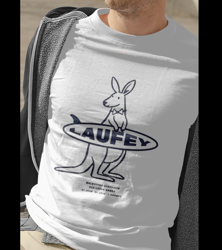 Laufey Melbourne Australia Rod Laver Arena Tour Dates Kangaroo T-Shirt