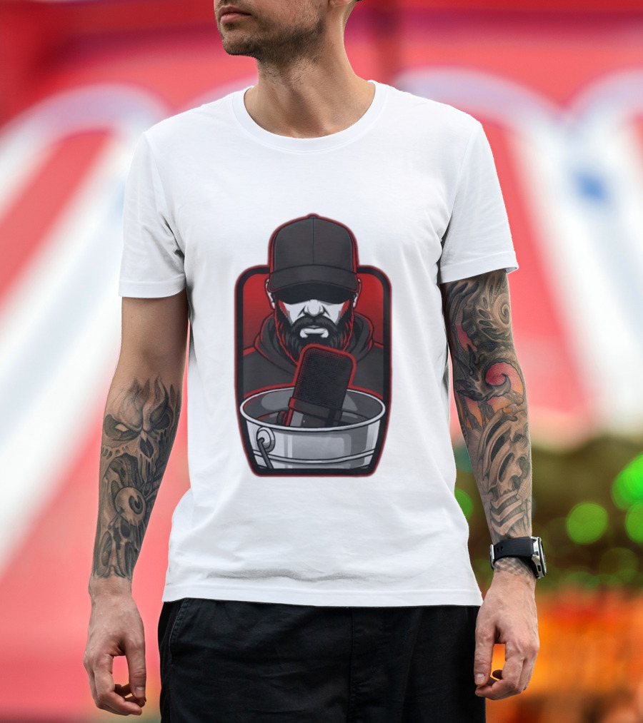 Pat McAfee Show Podcast Host Sports Enthusiast Iconic Microphone T-Shirt