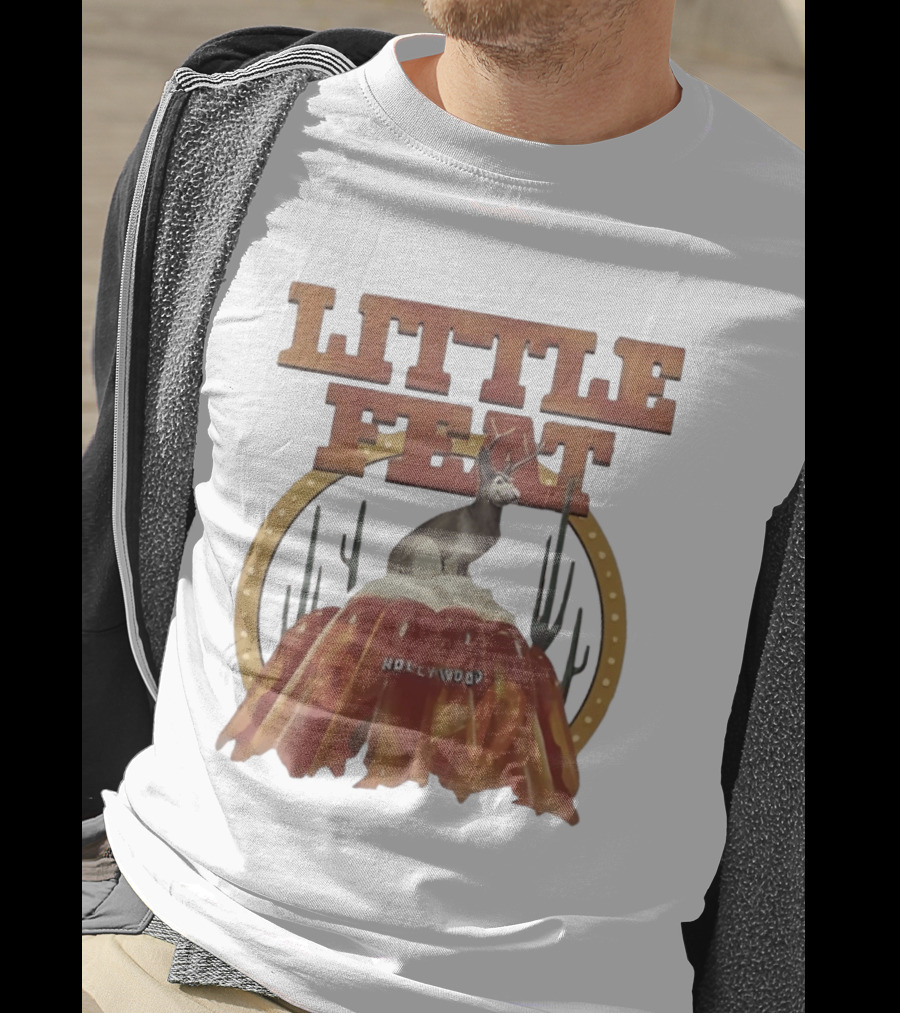 Little Feat Fifty Years Hollywood Record Album Antelope And Cactus T-Shirt