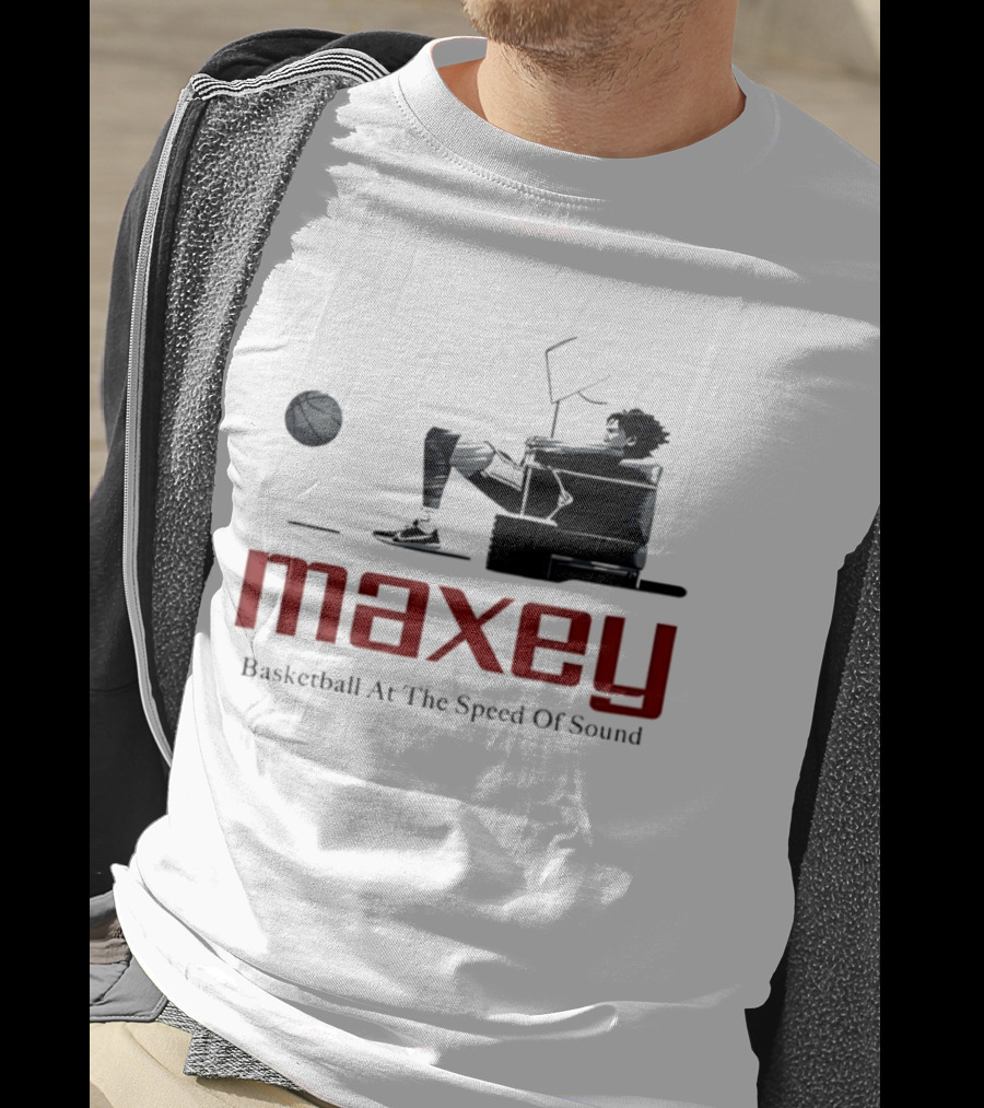 Maxey Basketball At The Speed Of Sound T-Shirt
