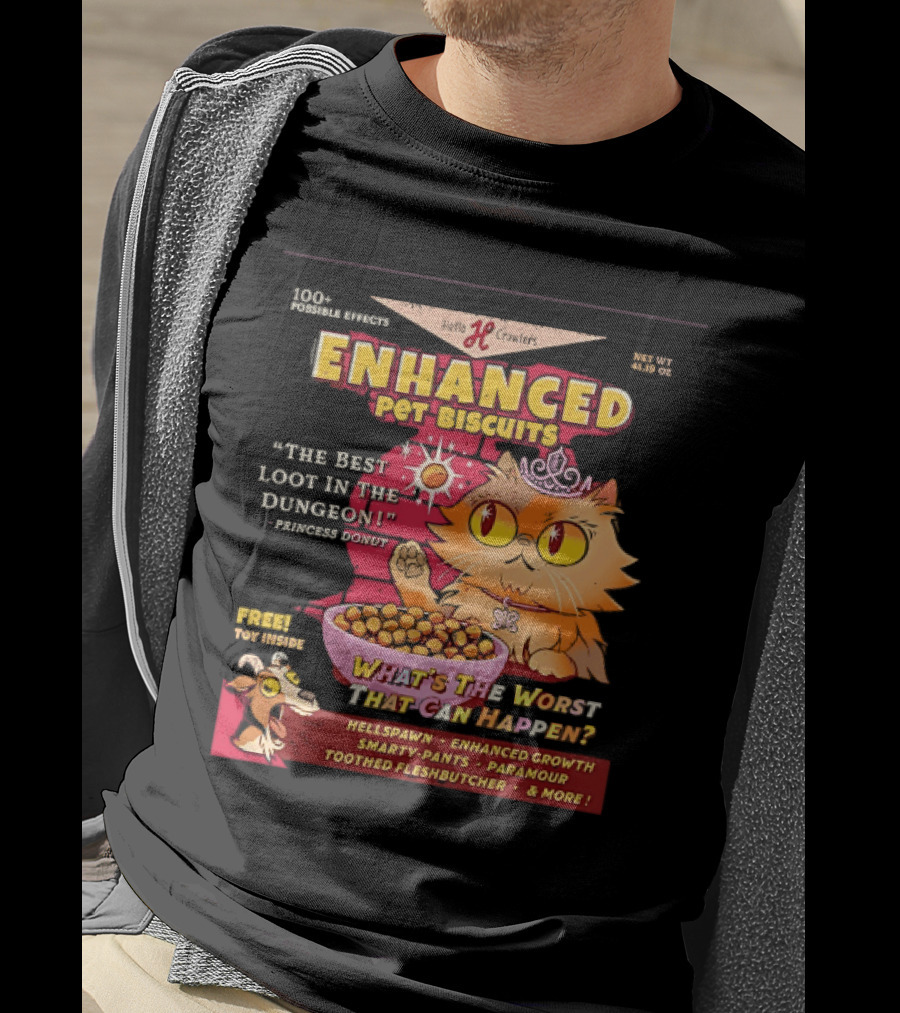 Enhanced Pet Biscuits Princess Donut Best Loot In The Dungeon T-Shirt