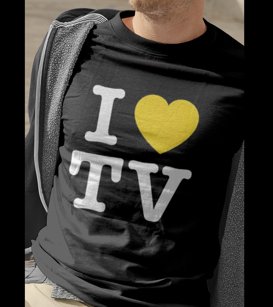 Hivemind I Love TV Heart T-Shirt