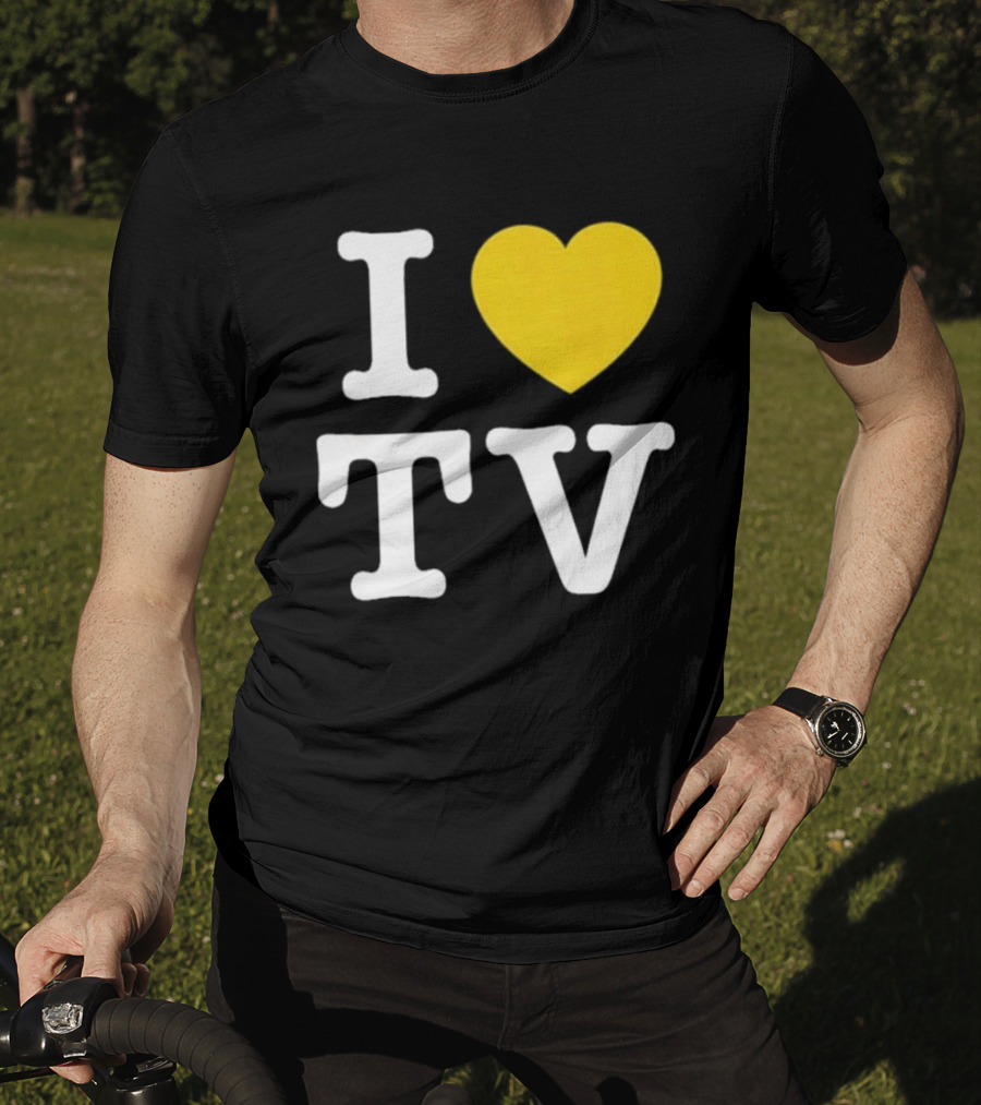 Hivemind I Love TV Heart T-Shirt