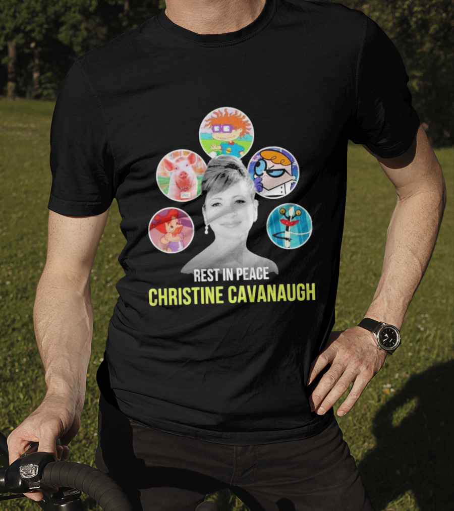 Rest In Peace Christine Cavanaugh Chuckie Dexter Babe Gosalyn Globehornet T-Shirt