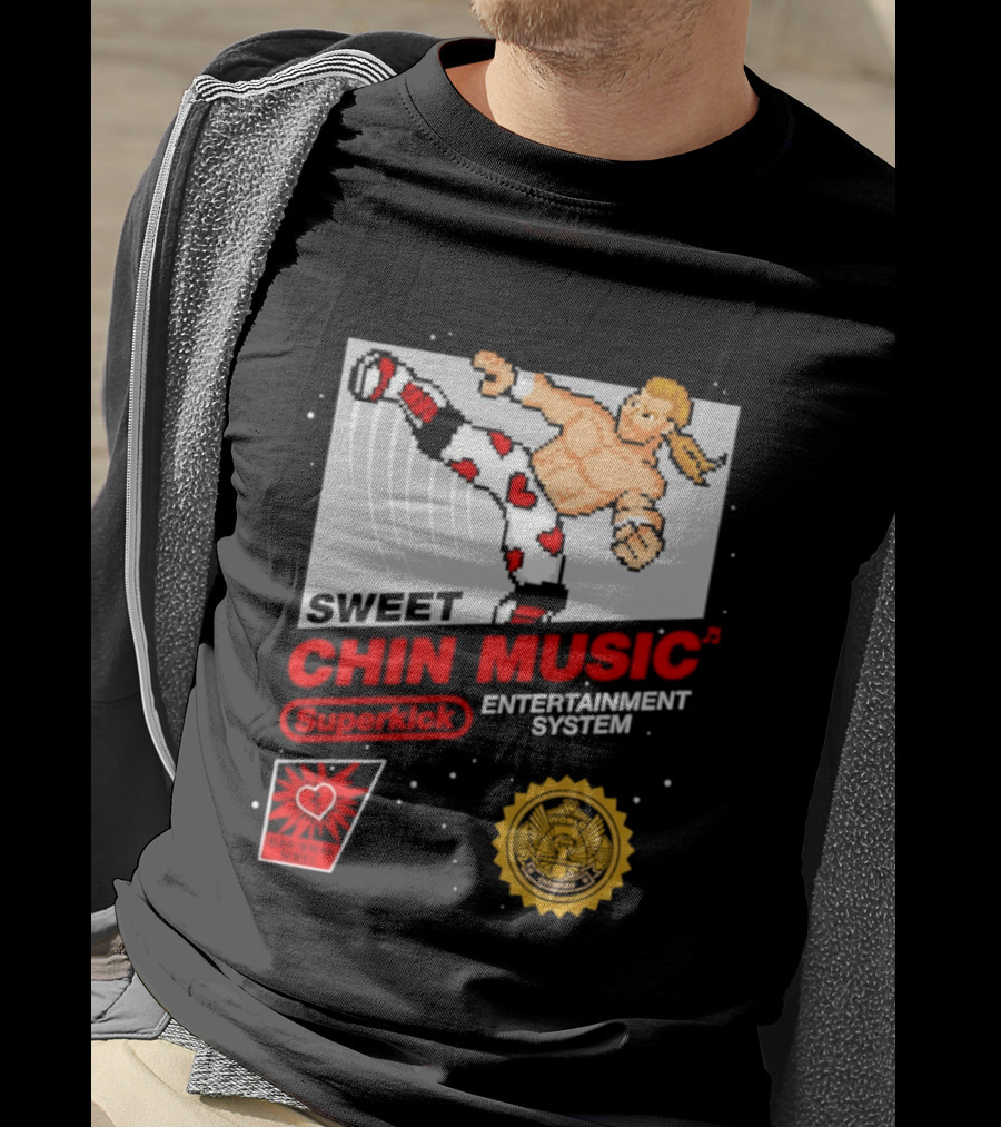 Sweet Chin Music Heartbreak Kid Entertainment System Series T-Shirt