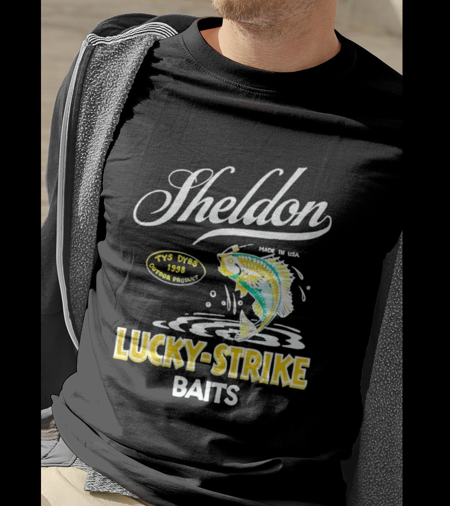 Sheldon Lucky Strike Baits Vintage 1998 Tys Dyes Outdoor Gear T-Shirt