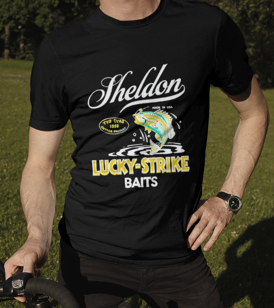 Sheldon Lucky Strike Baits Vintage 1998 Tys Dyes Outdoor Gear T-Shirt