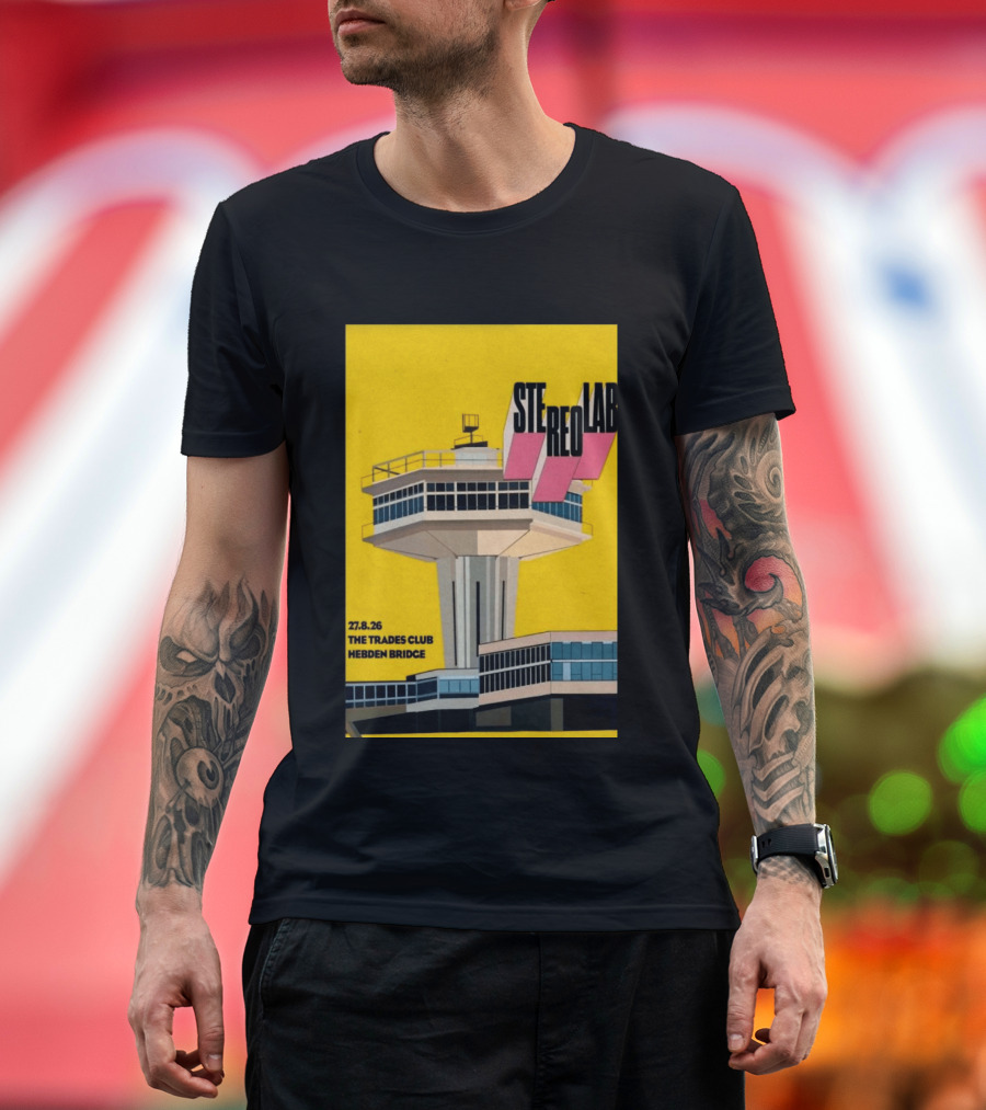 Stereolab 27.8.26 Hebden Bridge The Trades Club T-Shirt
