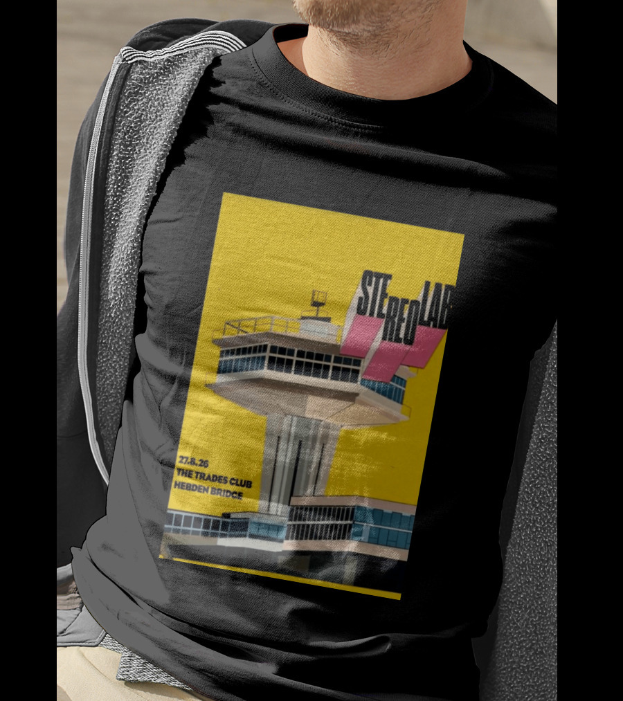 Stereolab 27.8.26 Hebden Bridge The Trades Club T-Shirt