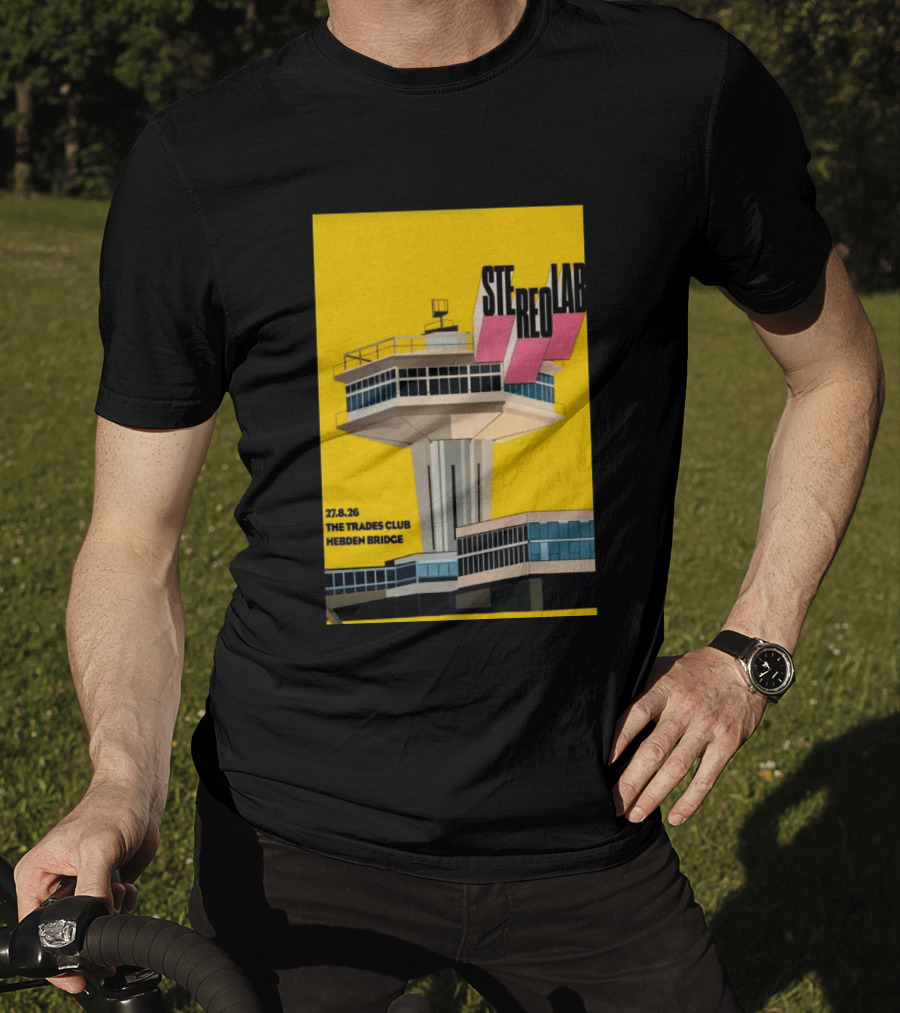 Stereolab 27.8.26 Hebden Bridge The Trades Club T-Shirt