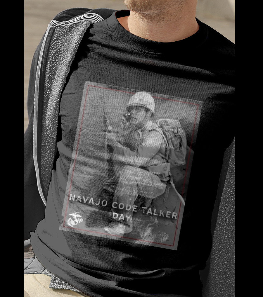 Navajo Code Talker Day Marine Corps T-Shirt