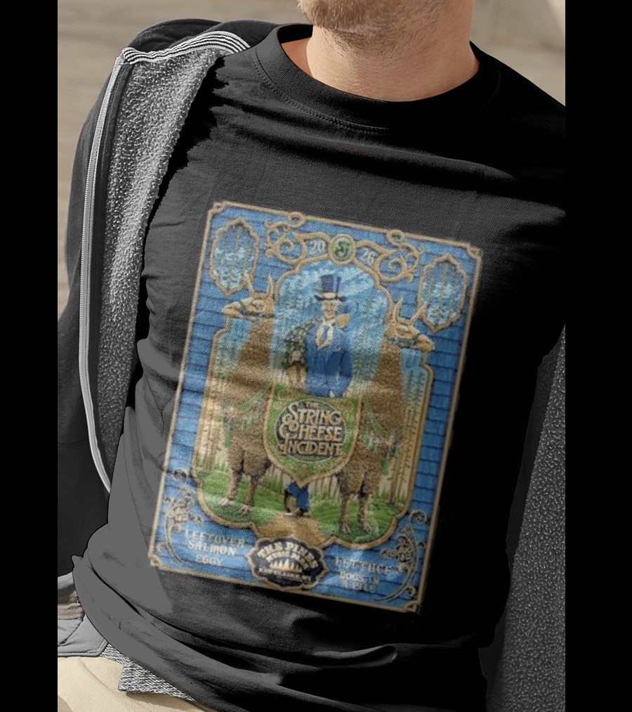 The String Cheese Incident Eau Claire WI 2026 Pine Music Park Leftover Salmon Lettuce Concert T-Shirt