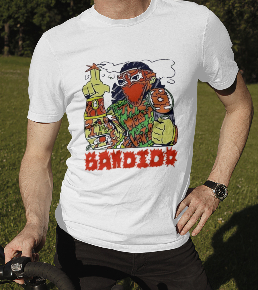 Most Wanted Bandido Lucha Libre Wrestler Suplex Champion T-Shirt