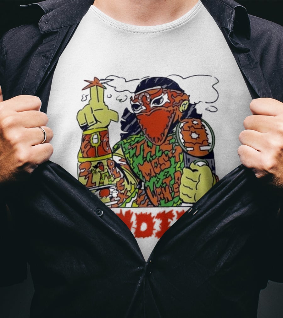 Most Wanted Bandido Lucha Libre Wrestler Suplex Champion T-Shirt