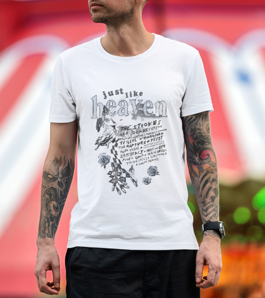 Just Like Heaven Festival Roses 2026 Lineup And Floral T-Shirt