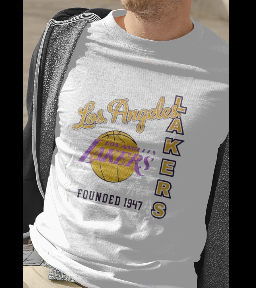 Los Angeles Lakers Founded 1947 NBA Basketball Team T-Shirt