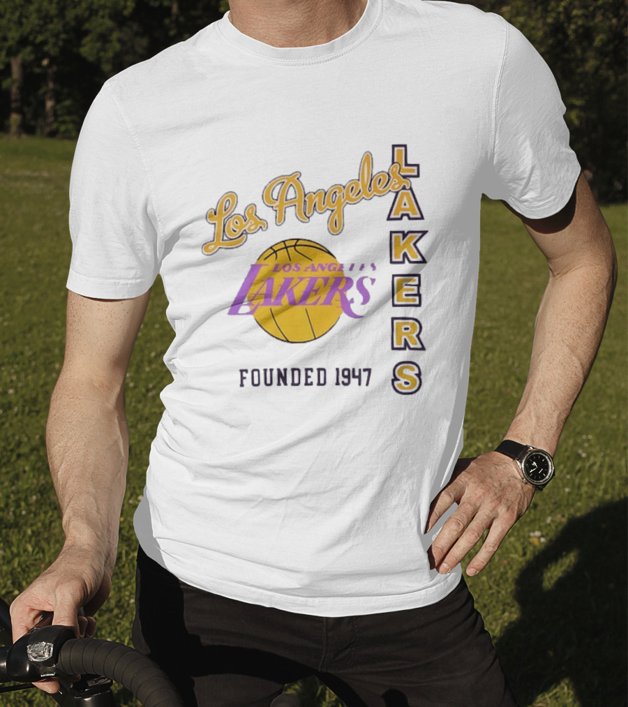 Los Angeles Lakers Founded 1947 NBA Basketball Team T-Shirt