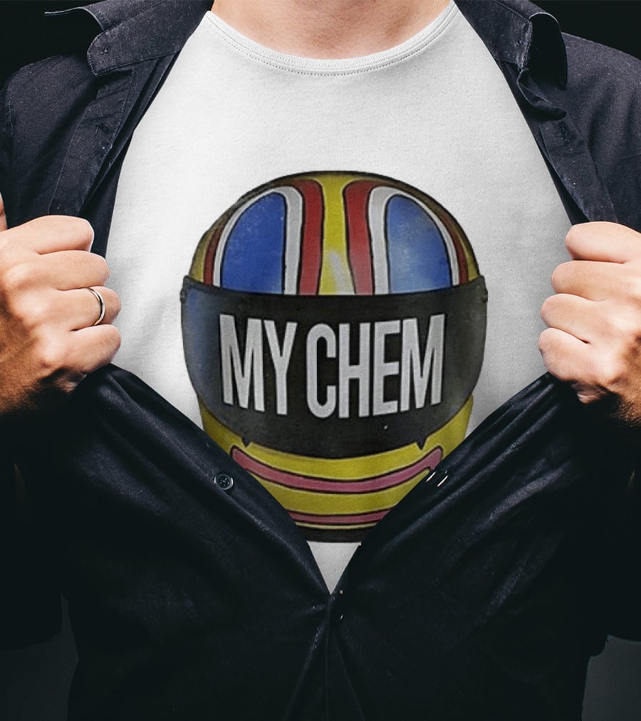 My Chemical Romance Kobra Kid Helmet My Chem T-Shirt